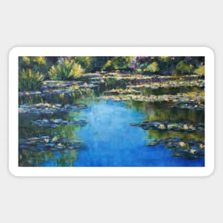 Reflections & Lilies, Giverny Sticker